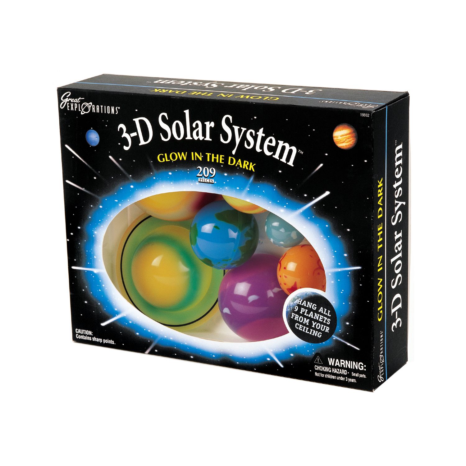 4M 3D Glow-In-The-Dark Solar System Model Making Science Kit