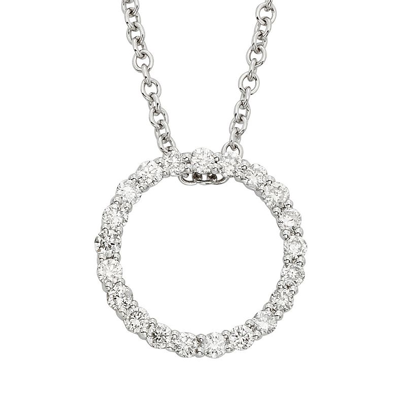 Diamond Circle Pendant Necklace | Kohl's