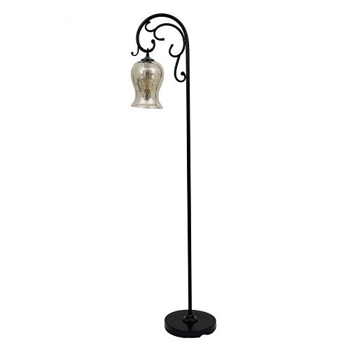 Decor Therapy 64in. Textured Mercury Glass Floor Lamp