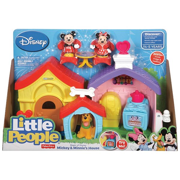 Disney S Mickey Mouse Little People Mickey Minnie S House Playset By Fisher Price