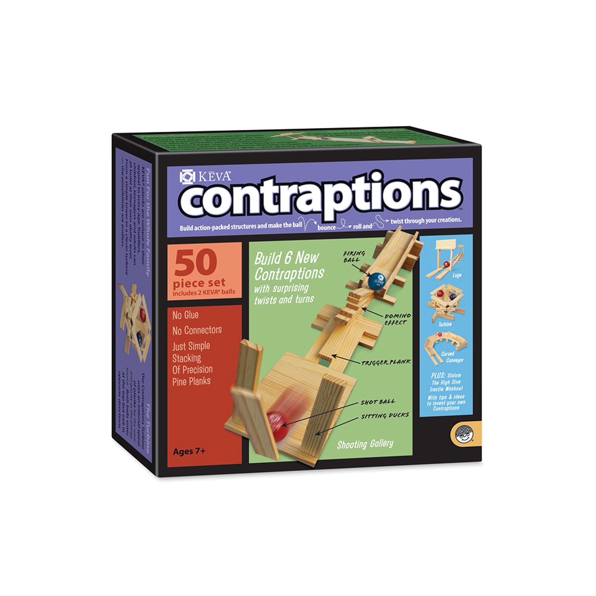 MindWare 50-pc. KEVA Contraptions Set, Multicolor