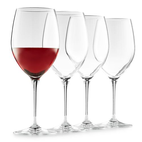 Food Network™ Signature 4-pc. Crystal Red Wine Glass Set