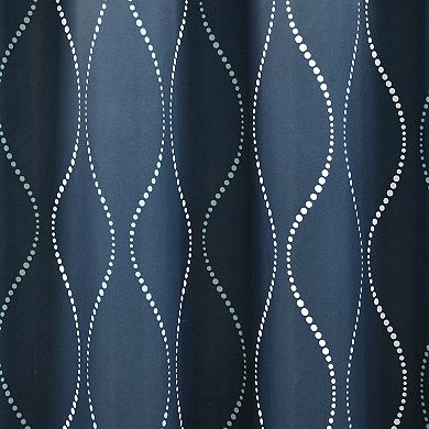 Lush Decor Swirl Room Darkening Window Curtains Set