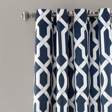 Lush Decor 2-pack Edward Room Darkening Window Curtains