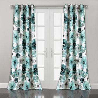 Lush Decor Leah Room Darkening Window Curtains Set