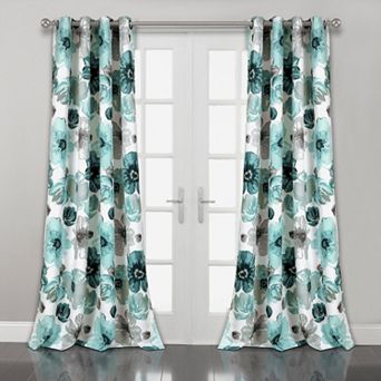 Lush Decor Leah Room Darkening Window Curtains Set