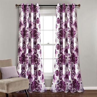 Lush Decor Leah Room Darkening Window Curtains Set