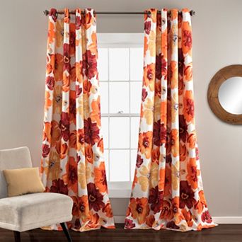 Lush Decor Leah Room Darkening Window Curtains Set