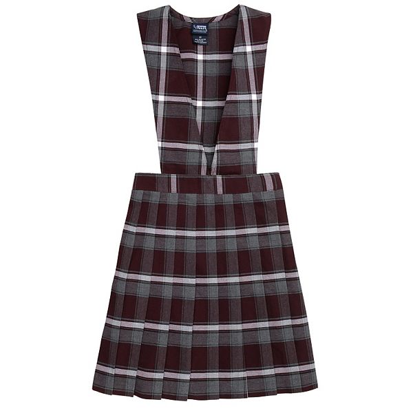 Girls 420 & Plus Size French Toast School Uniform Plaid Pleated Jumper
