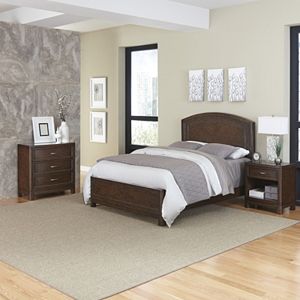 Home Styles Crescent Hill 3-piece Bed, Nightstand, and Drawer Set