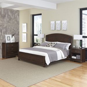 Home Styles Crescent Hill 4-piece Bed,  Two Nightstands, and Drawer Set