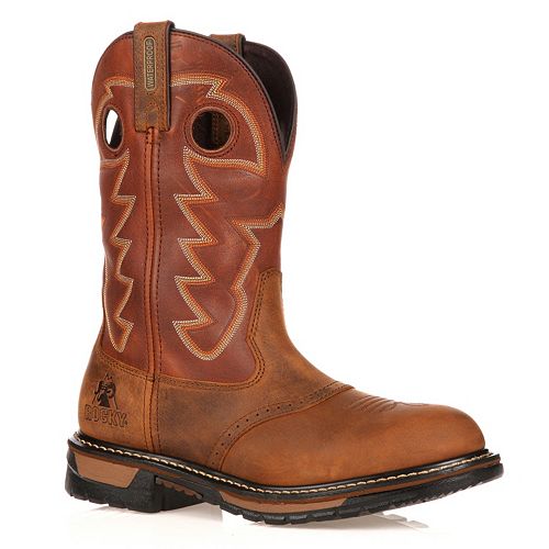 Rocky Original Ride Branson Roper Men's 11in. Waterproof Western Work