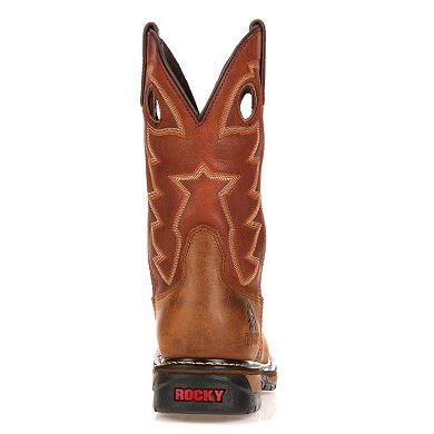 Rocky Original Ride Branson Roper Men's 11-in. Waterproof Western Work Boots