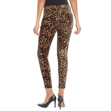 Women's Jennifer Lopez Leopard Skinny Jeans