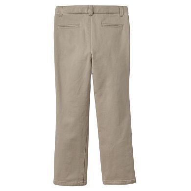 Boys 4-7 Chaps School Uniform Flat Front Twill Pants