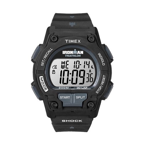 how to set the time on a timex ironman digital watch