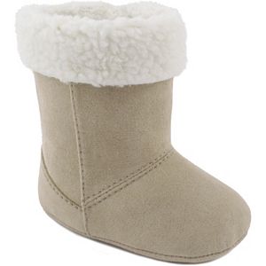 Baby Girl Wee Kids Suedecloth Faux-Fur Trim Boot