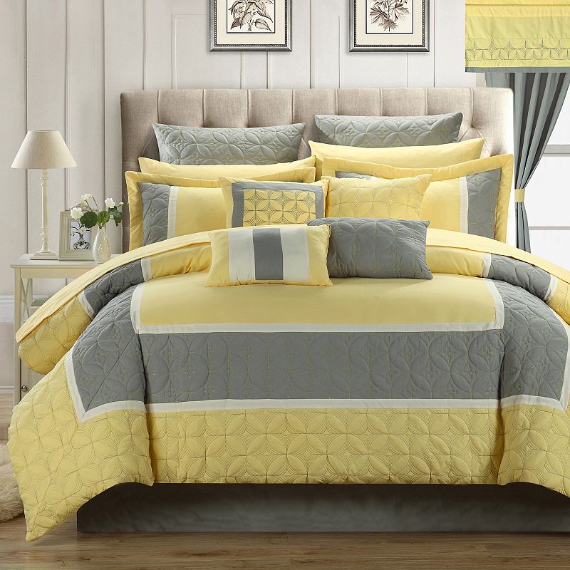 99651163 Aida Bed Set, Yellow, Queen sku 99651163