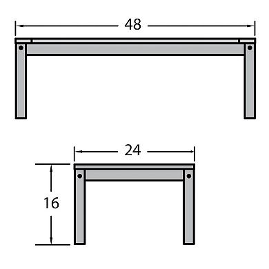 Highwood Adirondack Indoor / Outdoor Coffee Table
