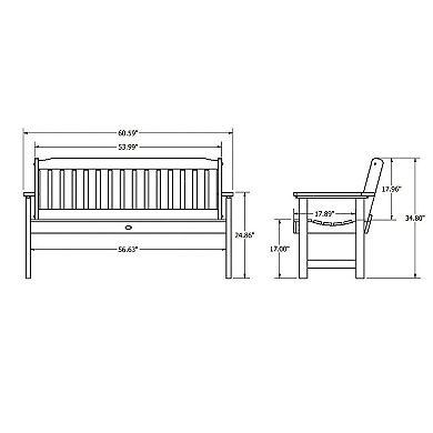 Highwood Lehigh Indoor / Outdoor Garden Bench