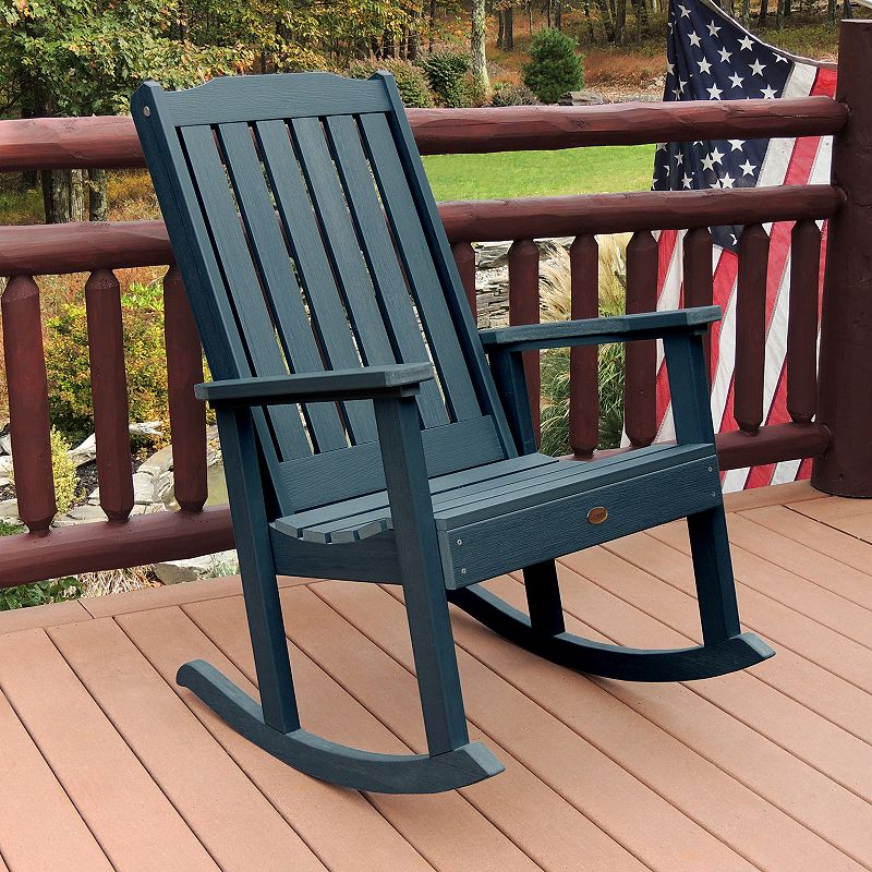 highwood Lehigh Outdoor Rocking Chair, Blue