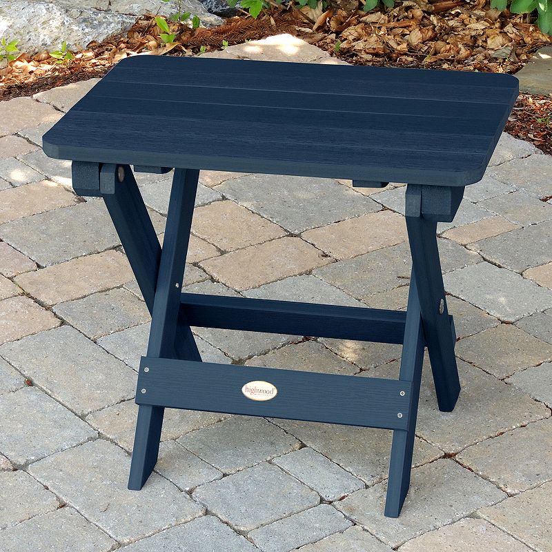 99637912 highwood Folding Adirondack Side Table, Blue sku 99637912