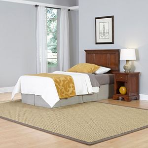 Home Styles 2-piece Chesapeake Twin Headboard and Nightstand Set