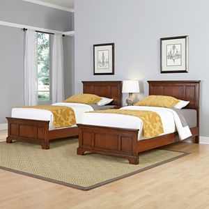 Home Styles 3-piece Chesapeake Twin Bed Frames and Night Stand Set