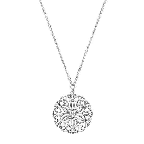 LC Lauren Conrad Flower Pendant Necklace