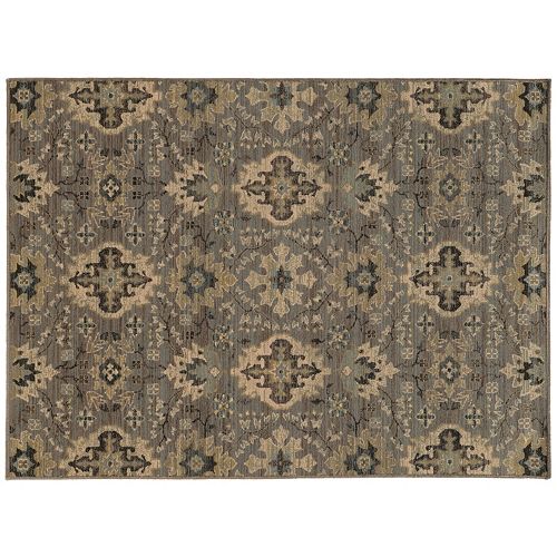 StyleHaven Legacy Faded Floral Ikat Wool Rug – 9’10” x 12’10”