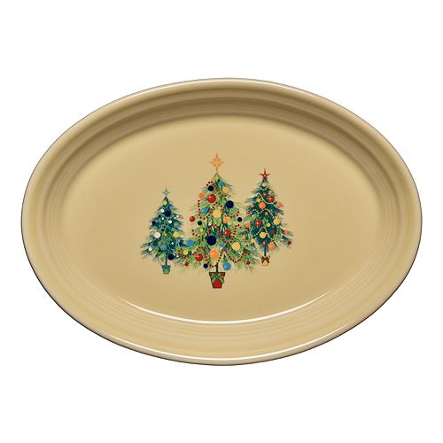 Fiesta 9in. Christmas Tree Trio Serving Platter