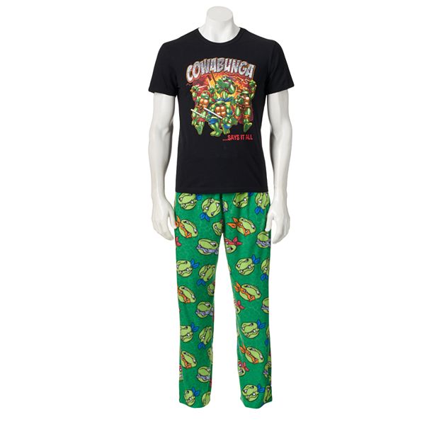 Regular Fit pyjama T-shirt and shorts - Green/Ninja Turtles - Men