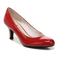Womens Red Wide Pumps & Heels - Shoes