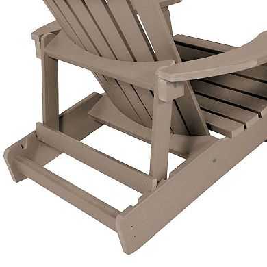 Highwood USA Hamilton Folding & Reclining Adirondack King Chair