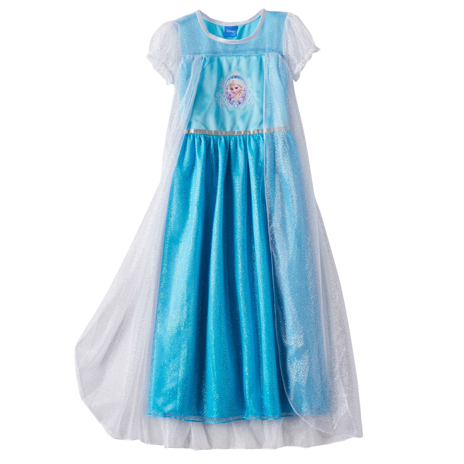 elsa dress with long train