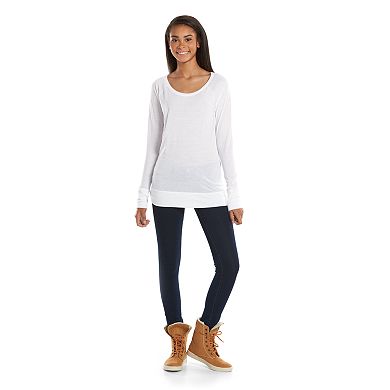 Juniors' SO® Long Sleeve Tunic