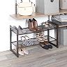 Richards Homewares 2 Tier Stackable Flat Shoe Rack