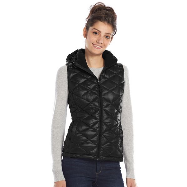Women's Tek Gear® Hooded Packable Quilted Puffer Vest