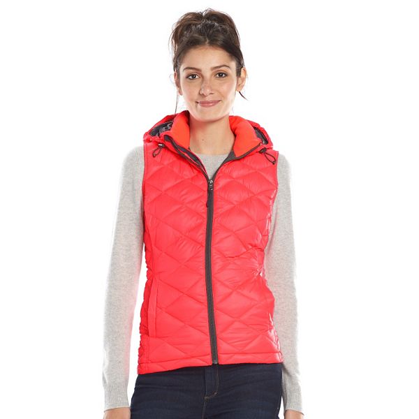 Women's Tek Gear® Hooded Packable Quilted Puffer Vest