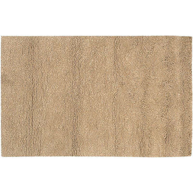 Artisan Weaver Corvallis Shag Wool Rug, Beig/Green, 8X10.5 Ft