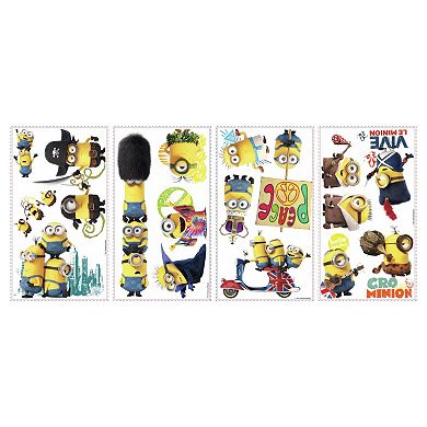 Minions Movie Peel and Stick Wall Decals
