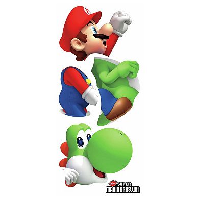 Mario & Yoshi Peel and Stick Wall Decals