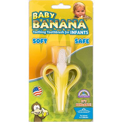 Baby Banana Brush Infant Teether Toothbrush