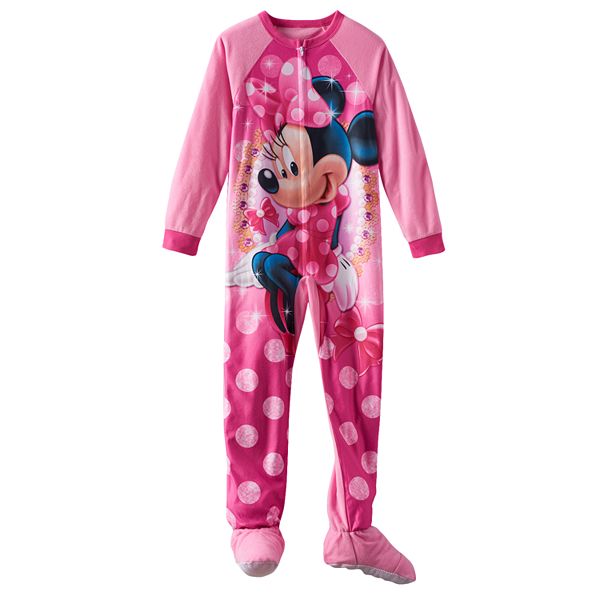 Disney Minnie Mouse Standing Polka Dots Hot Pink Pajama Bottom Shorts Missy Sizing 