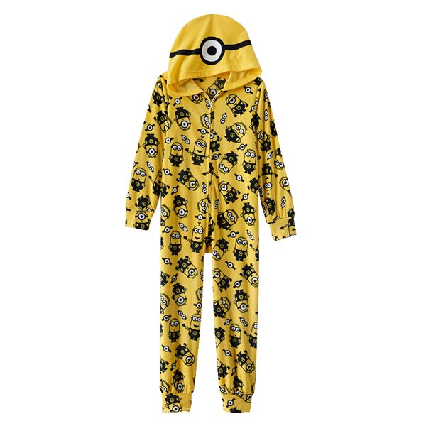 Minion Friends Hooded Pajamas Girls 4 10