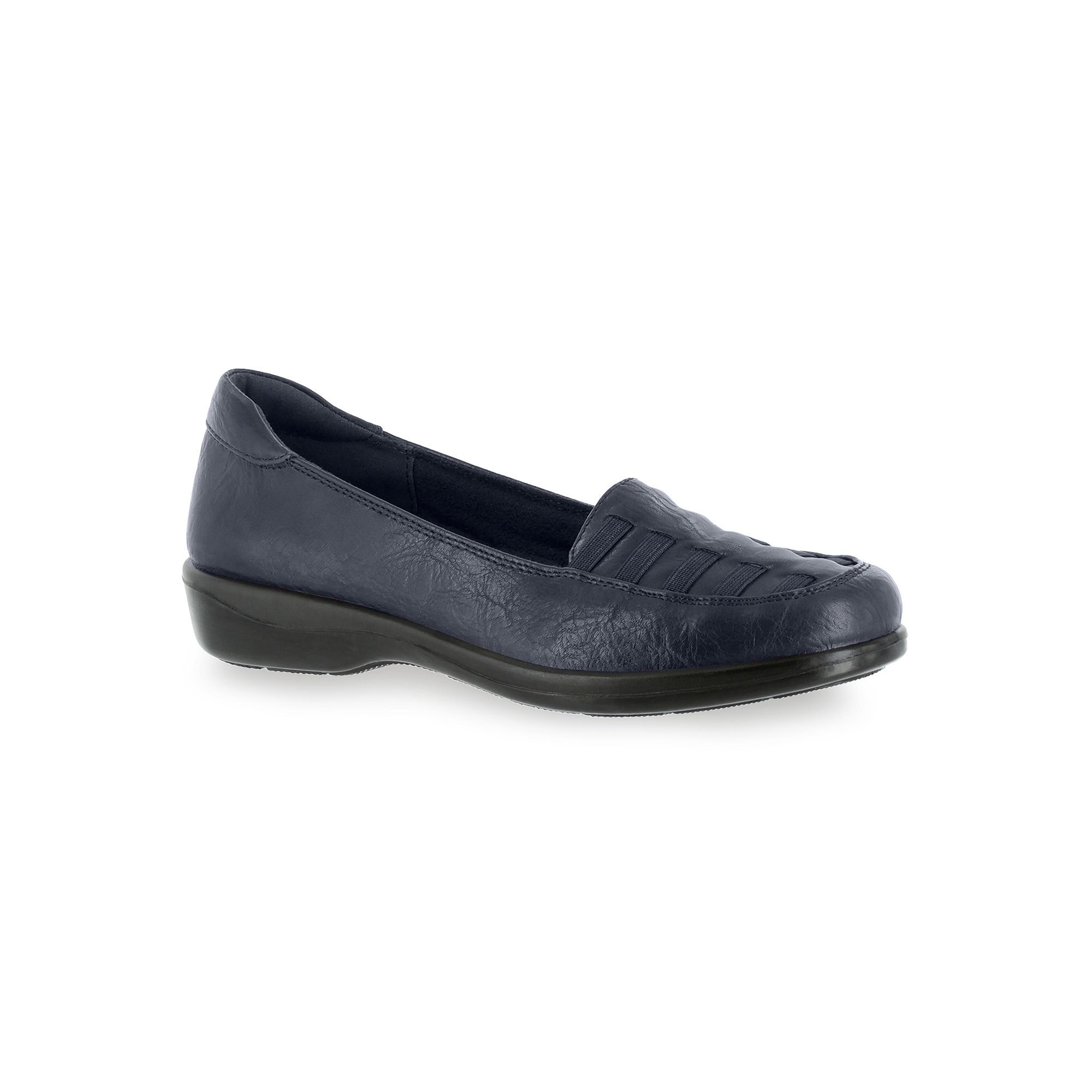 Easy Street Genesis Womens Comfort Slip-On Shoes, Size: 6.5 Medium, Blue
