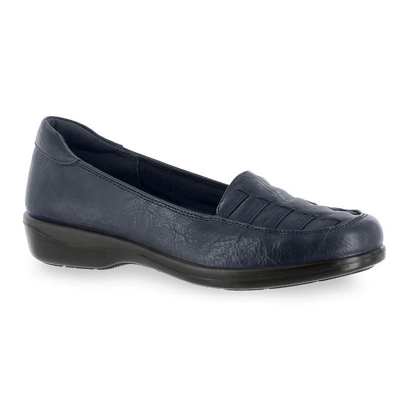 Easy Street Genesis Women's Comfort Slip-On Shoes, Size: 11 Wide, Blue