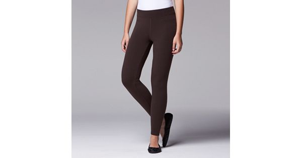 brown leggings kohls