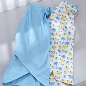 Breathable Baby Elephant 2-pk. Swaddle Blankets - Baby Boy
