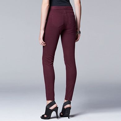 Simply Vera Vera Wang Women's Smooth Twill Leggings